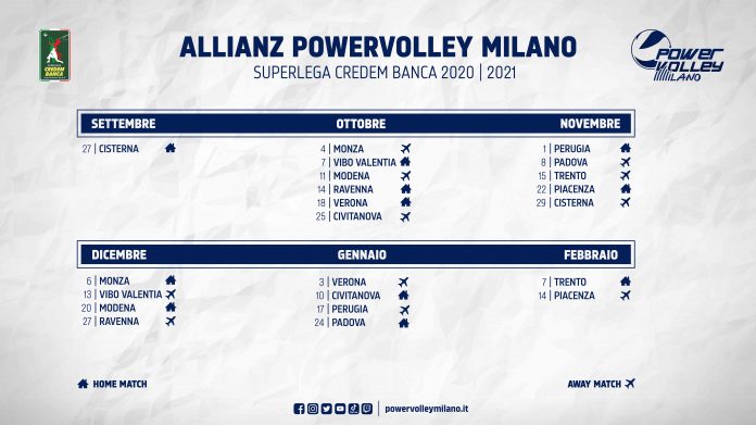 Superlega 2020-21, ufficializzato il calendario della ...