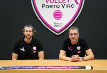 13. Delta-Motta - Vedovotto e coach Tardioli in conferenza stampa