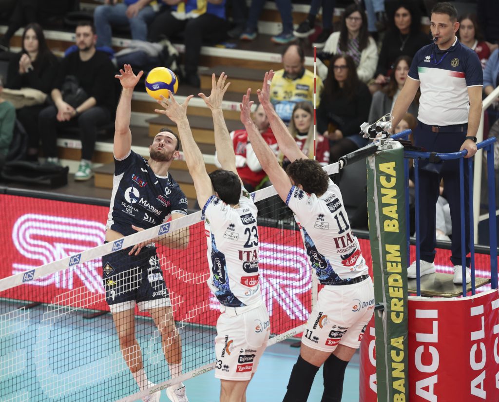 Alle 20.30 di sabato 8 marzo in campo, a Trento, i padroni di casa dell'Itas contro Cisterna Volley